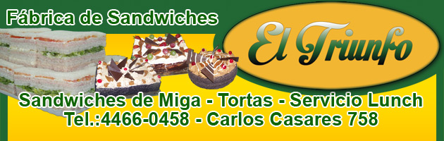 Fabrica De Sanwiches El Triunfo Sanwiches De Miga - Tortas - Servicio De Lunch