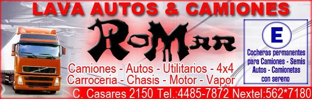 Lava Autos & Camiones Romar Camiones - Autos - Utilitarios - 4x4 - Carroceria - Chasis - Motor - Vapor