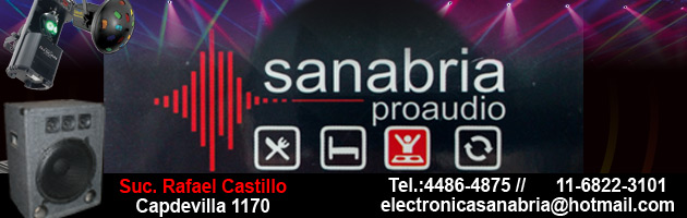 Electronica Sanabria Audio, Iluminacion, Componentes Electronicos, Reparacion